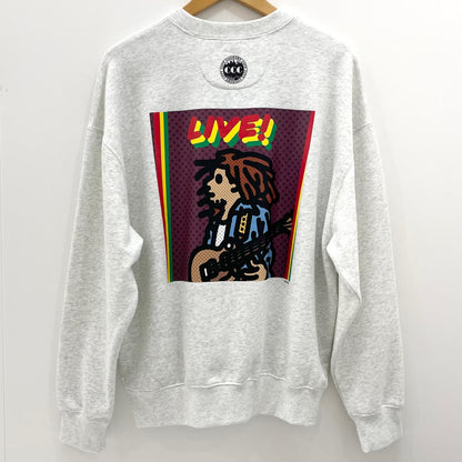 【中古】CITY COUNTRY CITY | シティーカントリーシティー　26SS BOB MARLEY SWEAT SHIRT 長袖スウェット CCC-261C004 グレー サイズ：M【尾張小牧店】