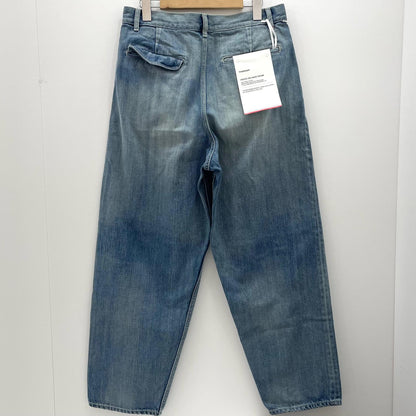 【中古】Graphpaper | グラフペーパー Selvage Denim Two Tuck Tapered Pants デニムパンツ GU261-40060LB ブルー サイズ：1【尾張小牧店】
