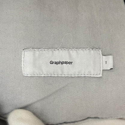 【中古】Graphpaper | グラフペーパー Selvage Denim Two Tuck Tapered Pants デニムパンツ GU261-40060DB ブラック サイズ：1【尾張小牧店】
