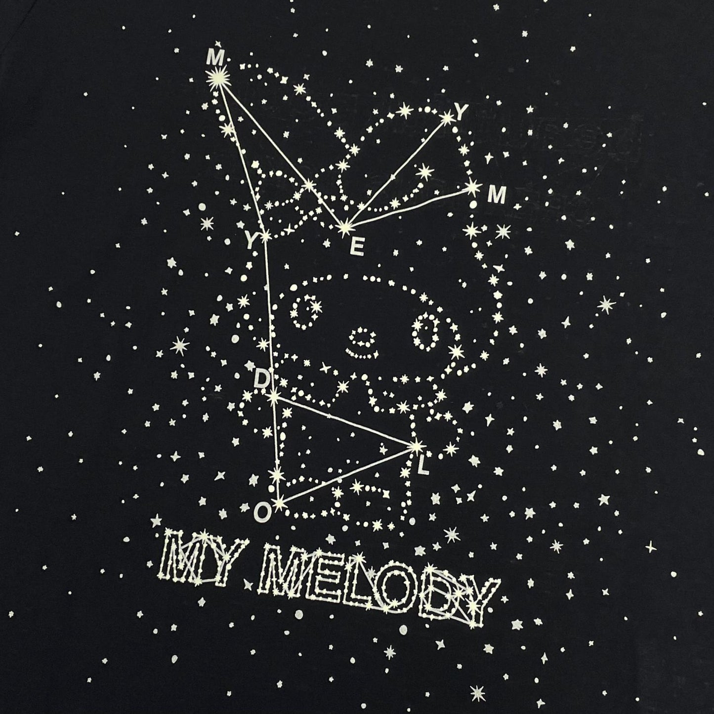 【中古】beautiful people | ビューティフルピープル　26SS MY MELODY&KUROMI 80/1 ELS jersey T シースルー半袖Ｔシャツ 1616310002 ブラック サイズ：36【尾張小牧店】
