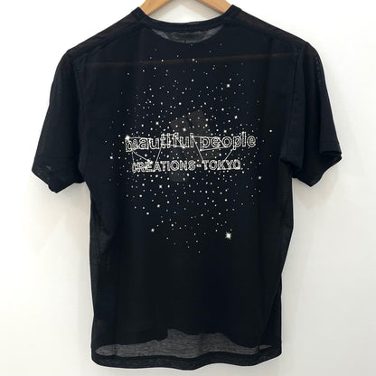【中古】beautiful people | ビューティフルピープル　26SS MY MELODY&KUROMI 80/1 ELS jersey T シースルー半袖Ｔシャツ 1616310002 ブラック サイズ：36【尾張小牧店】