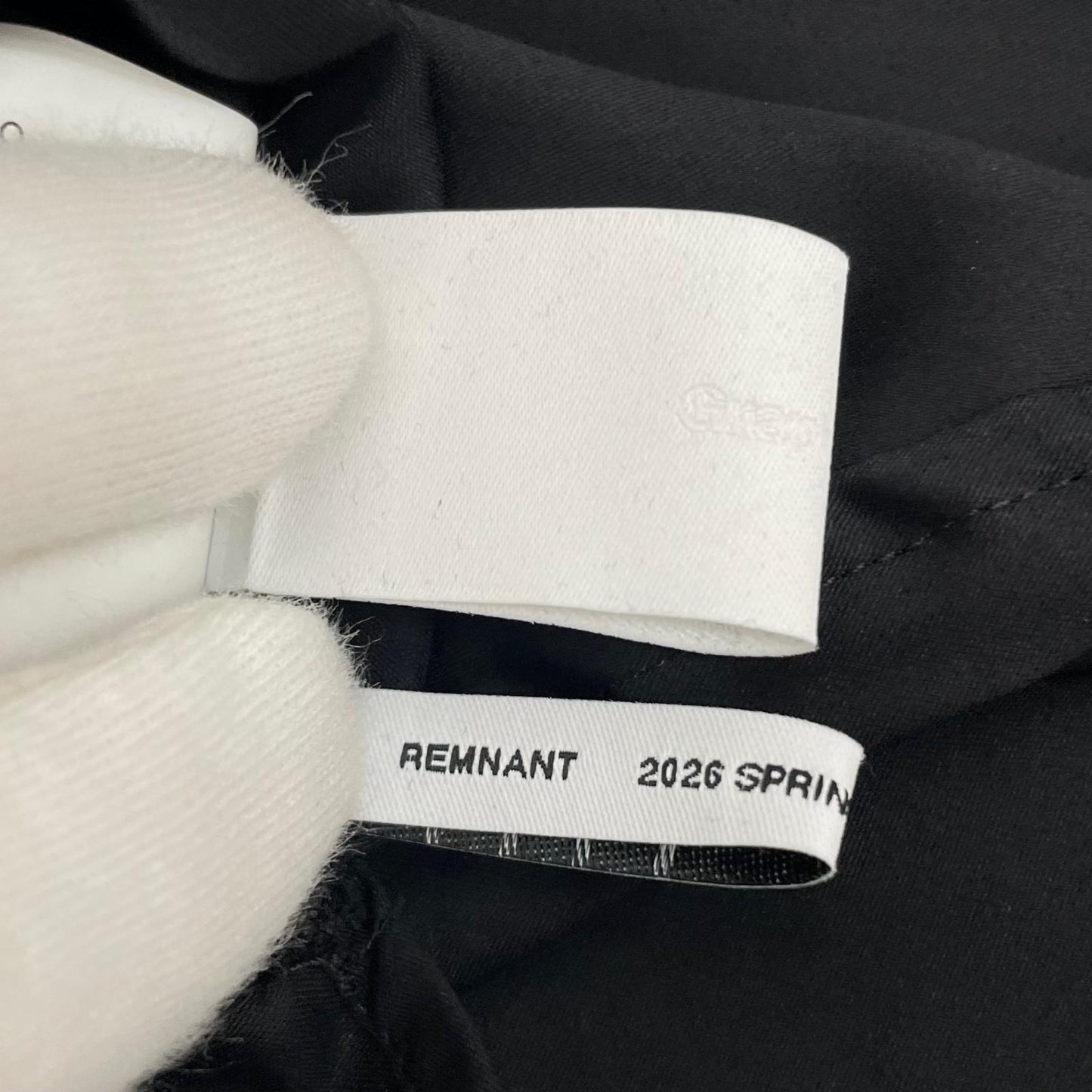 【中古】Graphpaper | グラフペーパー　26SS Silicon Poplin Deep Slit Regular Collar Shirt 長袖シャツ GL261-50183 ブラック【尾張小牧店】