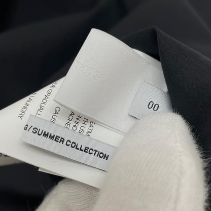 【中古】Graphpaper | グラフペーパー　26SS Silicon Poplin Deep Slit Regular Collar Shirt 長袖シャツ GL261-50183 ブラック【尾張小牧店】