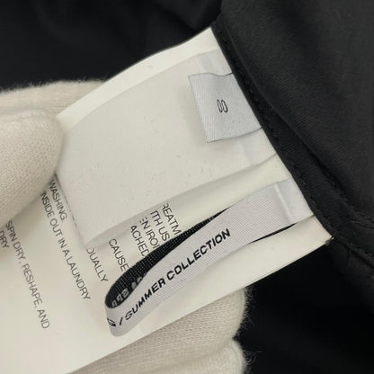 【中古】Graphpaper | グラフペーパー　26SS Silicon Poplin Deep Slit Band Collar Shirt 長袖シャツ GL261-50184 ブラック【尾張小牧店】