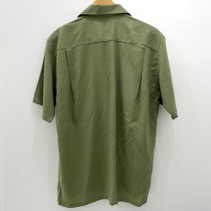 【中古】VINTAGE | ビンテージ 50s-60s　オープンカラーシャツ　半袖シャツ グリーン【尾張小牧店】