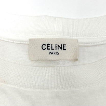 【中古】CELINE | セリーヌ トリオンフ　25SS 半袖Ｔシャツ 2X041671Q ホワイト サイズ：XS【尾張小牧店】