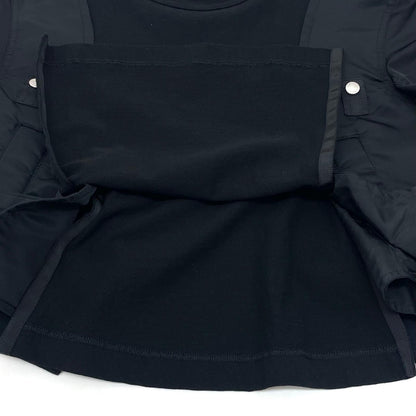 【中古】Sacai | サカイ Nylon Twill x Cotton Jersey T-Shirt 半袖Ｔシャツ 24-07454 ブラック サイズ：3【尾張小牧店】