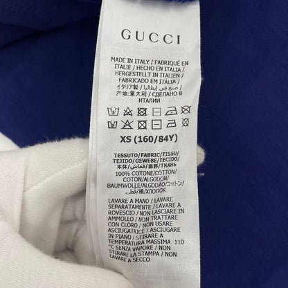 【中古】GUCCI | グッチ クロップドショート 半袖Ｔシャツ ネイビー サイズ：XS【尾張小牧店】