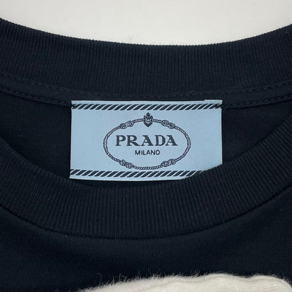 【中古】PRADA | プラダ CROPPED JERSEY TEE 半袖Ｔシャツ ブラック サイズ：S【尾張小牧店】