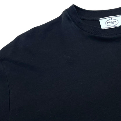 【中古】PRADA | プラダ CROPPED JERSEY TEE 半袖Ｔシャツ ブラック サイズ：S【尾張小牧店】