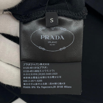 【中古】PRADA | プラダ CROPPED JERSEY TEE 半袖Ｔシャツ ブラック サイズ：S【尾張小牧店】