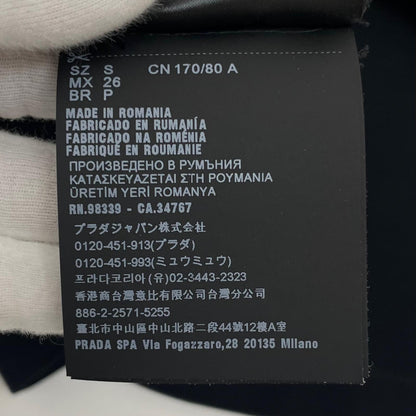 【中古】PRADA | プラダ CROPPED JERSEY TEE 半袖Ｔシャツ ブラック サイズ：S【尾張小牧店】