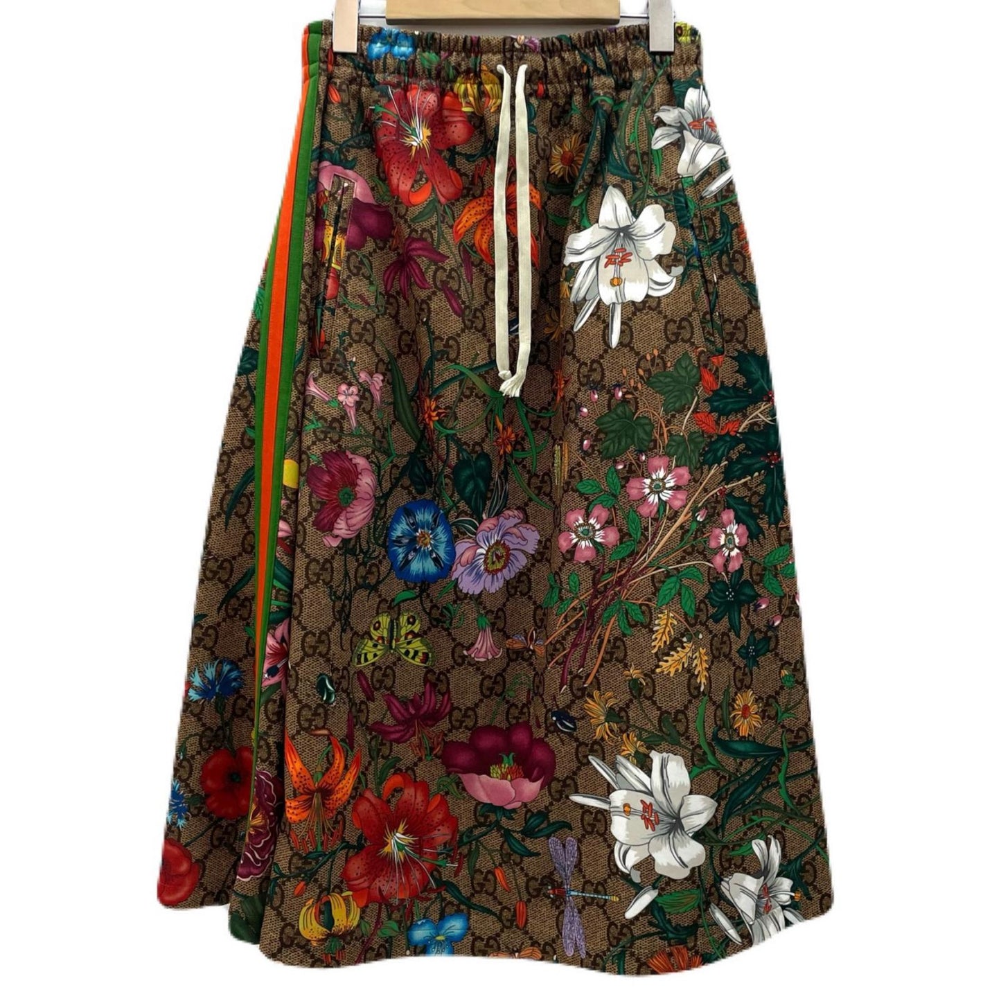 【中古】GUCCI | グッチ フローラルプリントジャージー スカート マルチカラー サイズ：S【尾張小牧店】