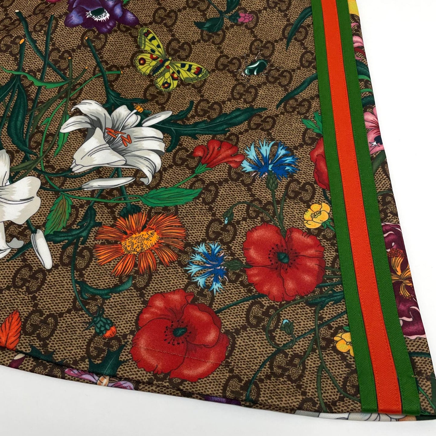 【中古】GUCCI | グッチ フローラルプリントジャージー スカート マルチカラー サイズ：S【尾張小牧店】