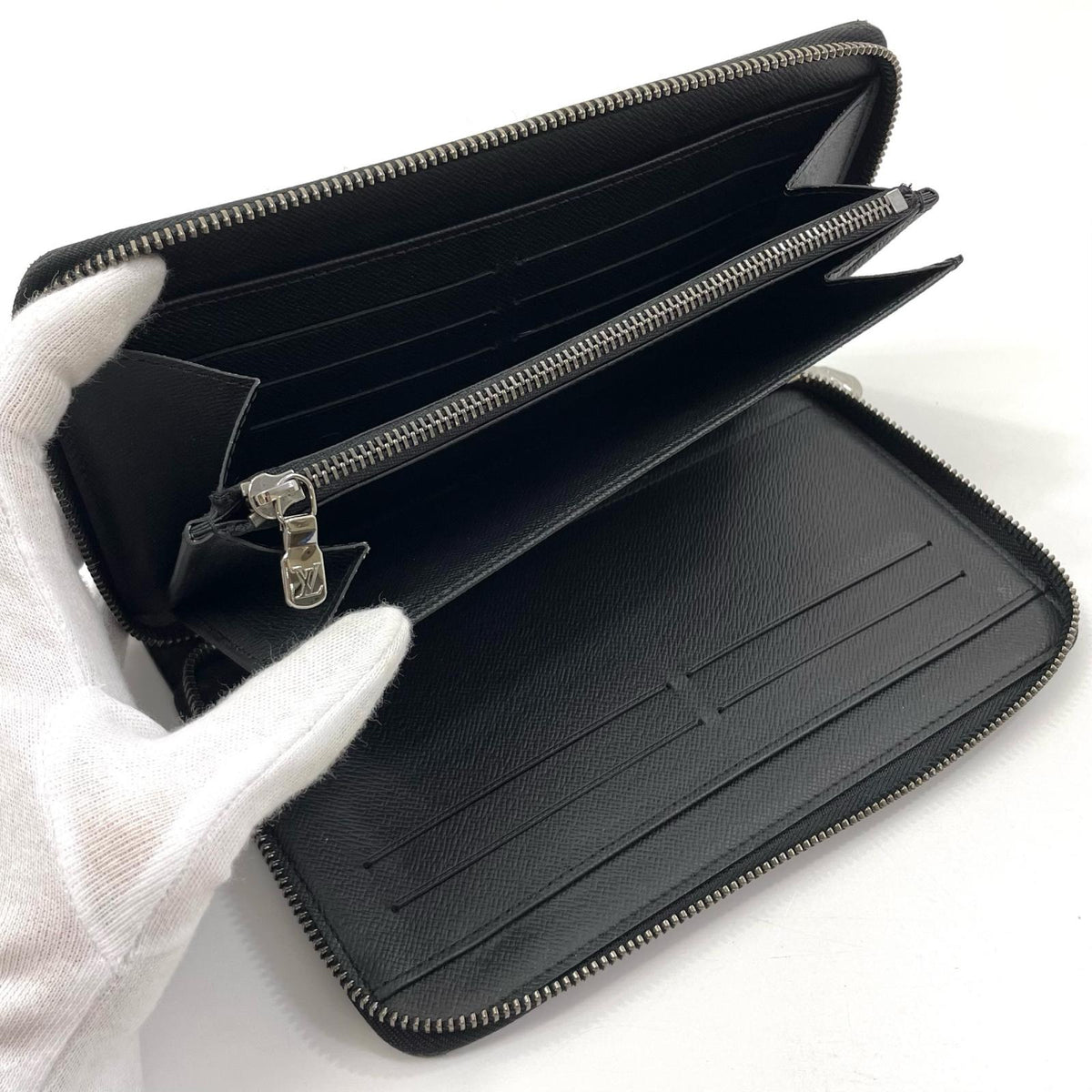 【中古】LOUIS VUITTON | ルイ・ヴィトン ジッピー オーガナイザー モノグラム エクリプス ラウンドファスナー 長財布 M82081 ブラック【尾張小牧店】