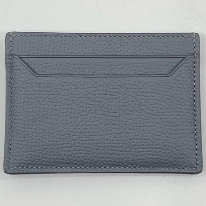 【中古】LOEWE | ロエベ アナグラム プレーン ぺブルグレインカーフスキン カードホルダー カードケース C821075X01 グレー【尾張小牧店】