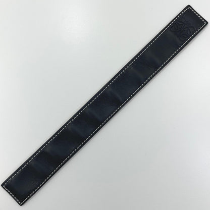 【中古】LOEWE | ロエベ スラップ ブレスレット スモール アナグラム バングル 119.19.336 ブラック【尾張小牧店】