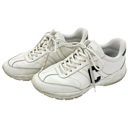 【中古】CELINE | セリーヌ CELINE RUNNER CR-02 ランナー ローレースアップ スニーカー 359483338C ホワイト×ブラック サイズ：39【尾張小牧店】