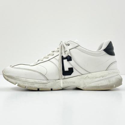 【中古】CELINE | セリーヌ CELINE RUNNER CR-02 ランナー ローレースアップ スニーカー 359483338C ホワイト×ブラック サイズ：39【尾張小牧店】