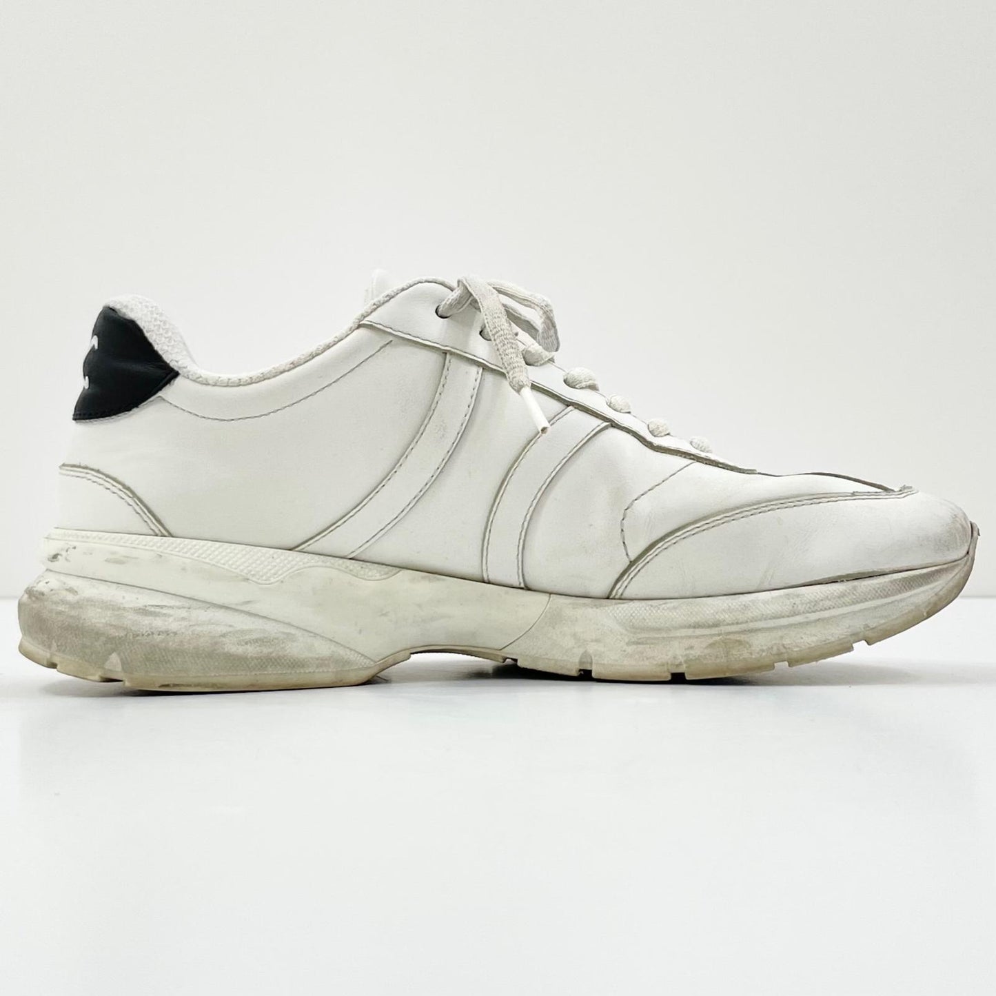 【中古】CELINE | セリーヌ CELINE RUNNER CR-02 ランナー ローレースアップ スニーカー 359483338C ホワイト×ブラック サイズ：39【尾張小牧店】