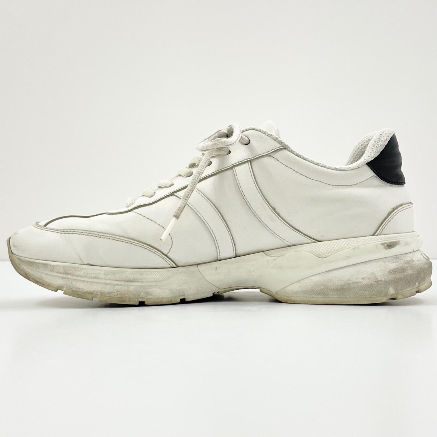 【中古】CELINE | セリーヌ CELINE RUNNER CR-02 ランナー ローレースアップ スニーカー 359483338C ホワイト×ブラック サイズ：39【尾張小牧店】