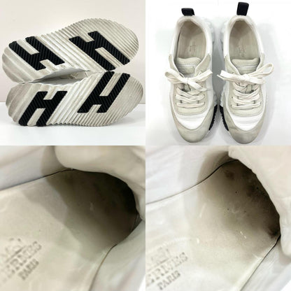 【中古】HERMES | エルメス バウシング ローカット スニーカー 242810ZH ホワイト 表記サイズ：37.5【尾張小牧店】