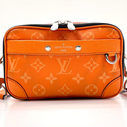 【中古】LOUIS VUITTON | ルイ・ヴィトン アルファ ウェアラブル ウォレットNV タイガラマ ショルダーバッグ M31073 オレンジ【尾張小牧店】