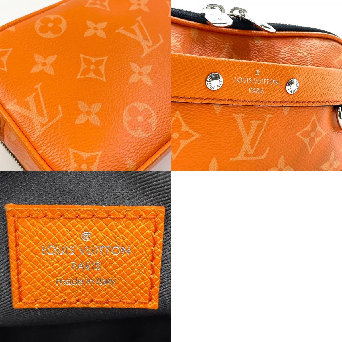 【中古】LOUIS VUITTON | ルイ・ヴィトン アルファ ウェアラブル ウォレットNV タイガラマ ショルダーバッグ M31073 オレンジ【尾張小牧店】