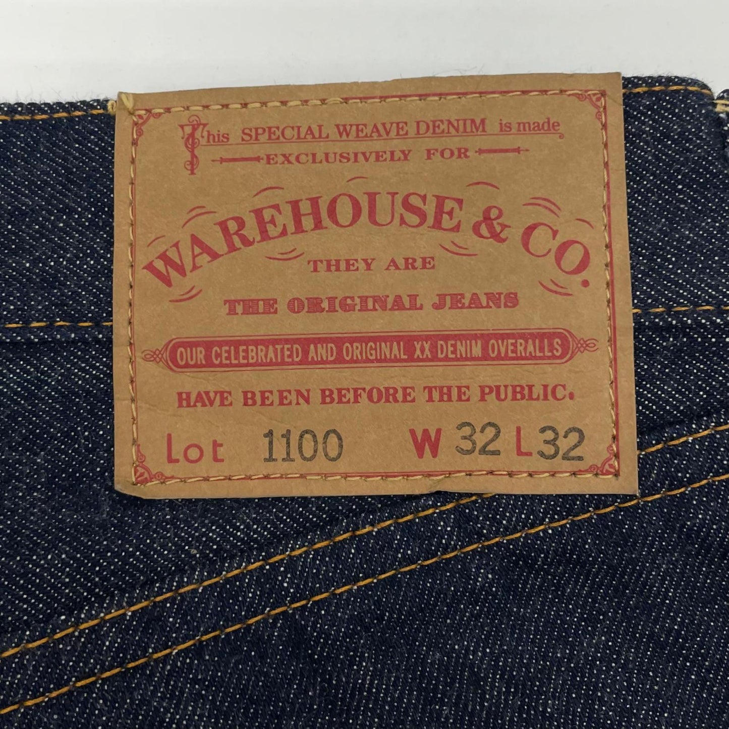 【中古】WARE HOUSE | ウェアハウス　1100 デニムパンツ ブルー【尾張小牧店】