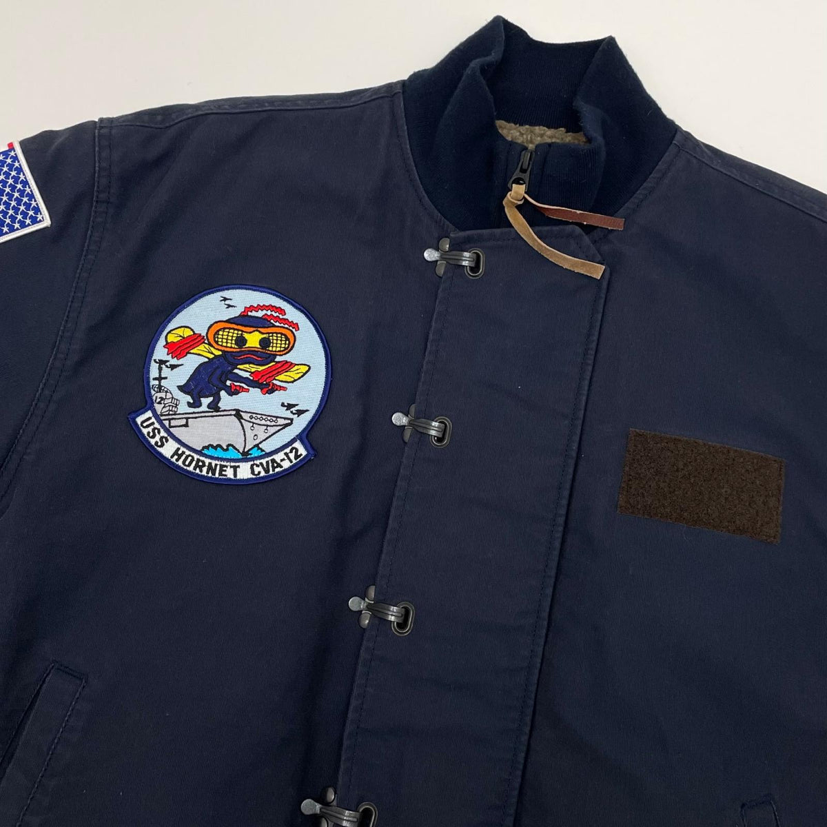 【中古】WAIPER | ワイパー USN デッキジャケット ミリタリージャケット ネイビー サイズ：42【尾張小牧店】