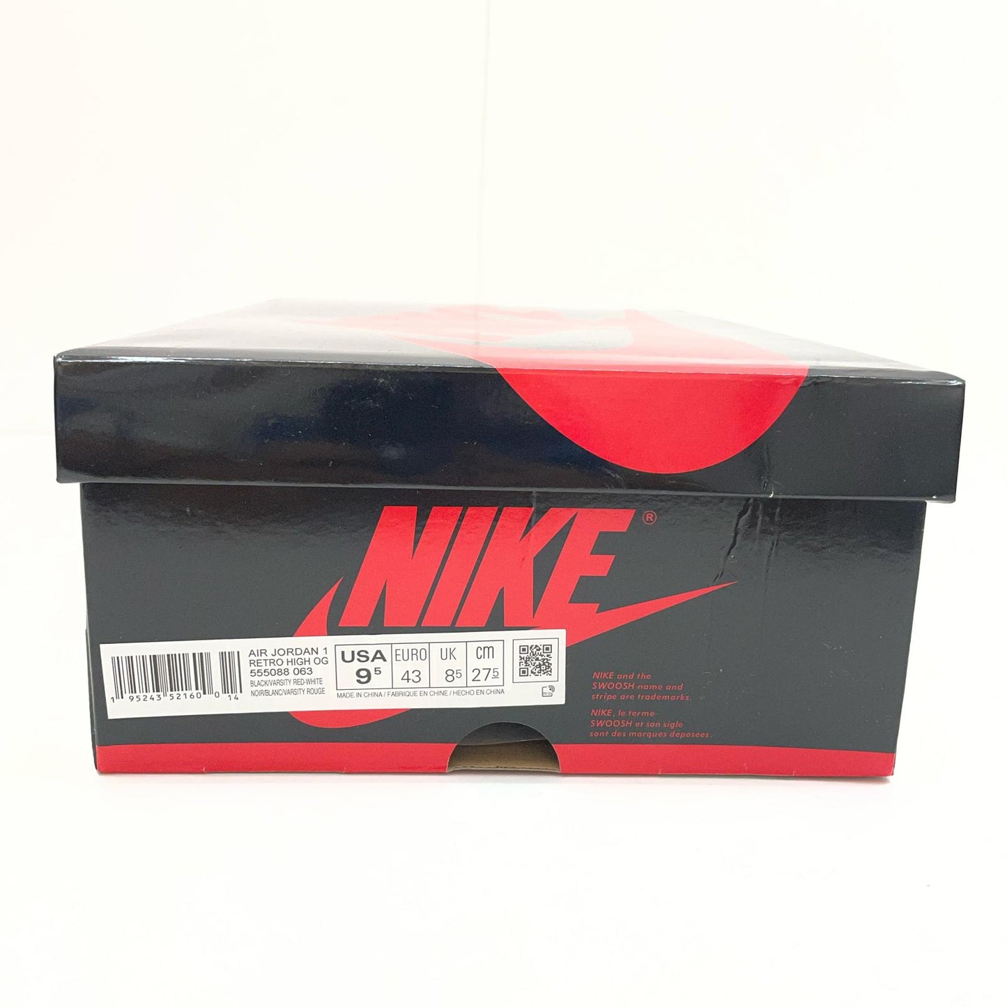 NIKE | ナイキ Air Jordan 1 High OG スニーカー 27.5cm 555088-063 レッド【尾張小牧店】