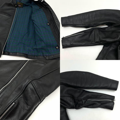 【中古】VANSON | バンソン COMET ライダースジャケット ブラック サイズ：36【尾張小牧店】