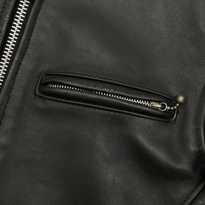 【中古】VANSON | バンソン COMET ライダースジャケット ブラック サイズ：36【尾張小牧店】