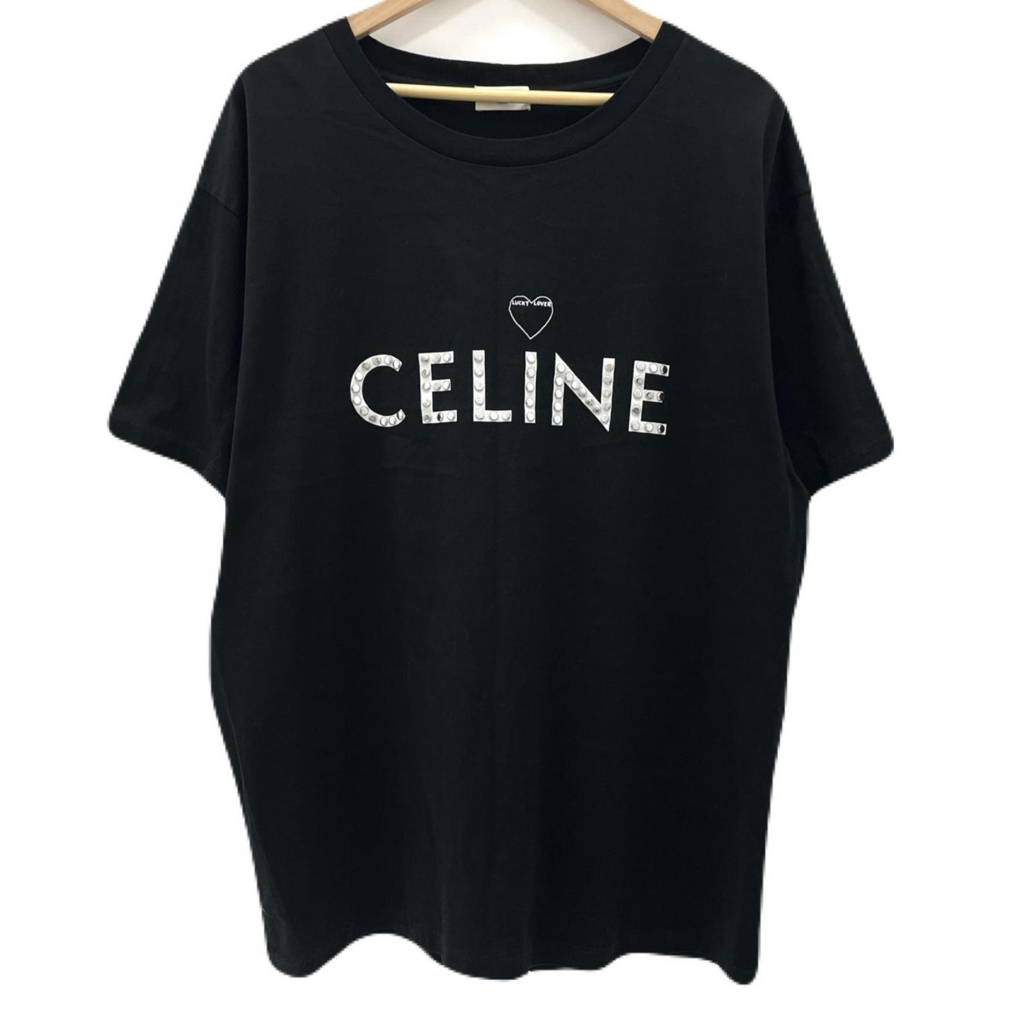 【中古】CELINE | セリーヌ　22SS T-Shirt In Cotton Jersey With Artist Print 半袖Ｔシャツ 2X67A671Q ブラック サイズ：L【尾張小牧店】