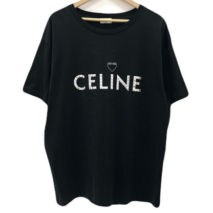 【中古】CELINE | セリーヌ　22SS T-Shirt In Cotton Jersey With Artist Print 半袖Ｔシャツ 2X67A671Q ブラック サイズ：L【尾張小牧店】