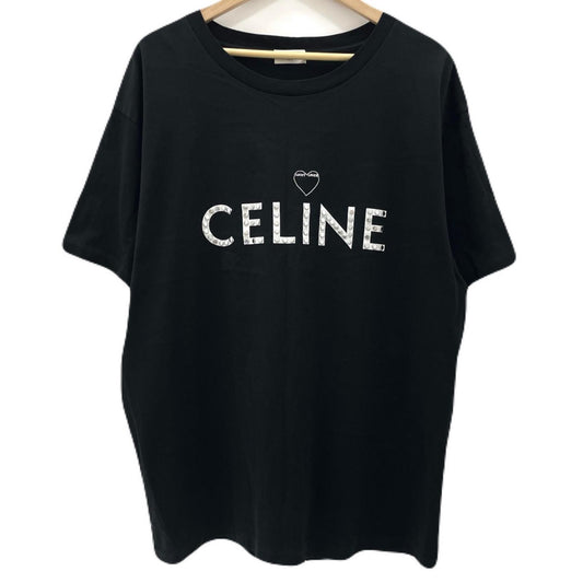 【中古】CELINE | セリーヌ　22SS T-Shirt In Cotton Jersey With Artist Print 半袖Ｔシャツ 2X67A671Q ブラック サイズ：L【尾張小牧店】