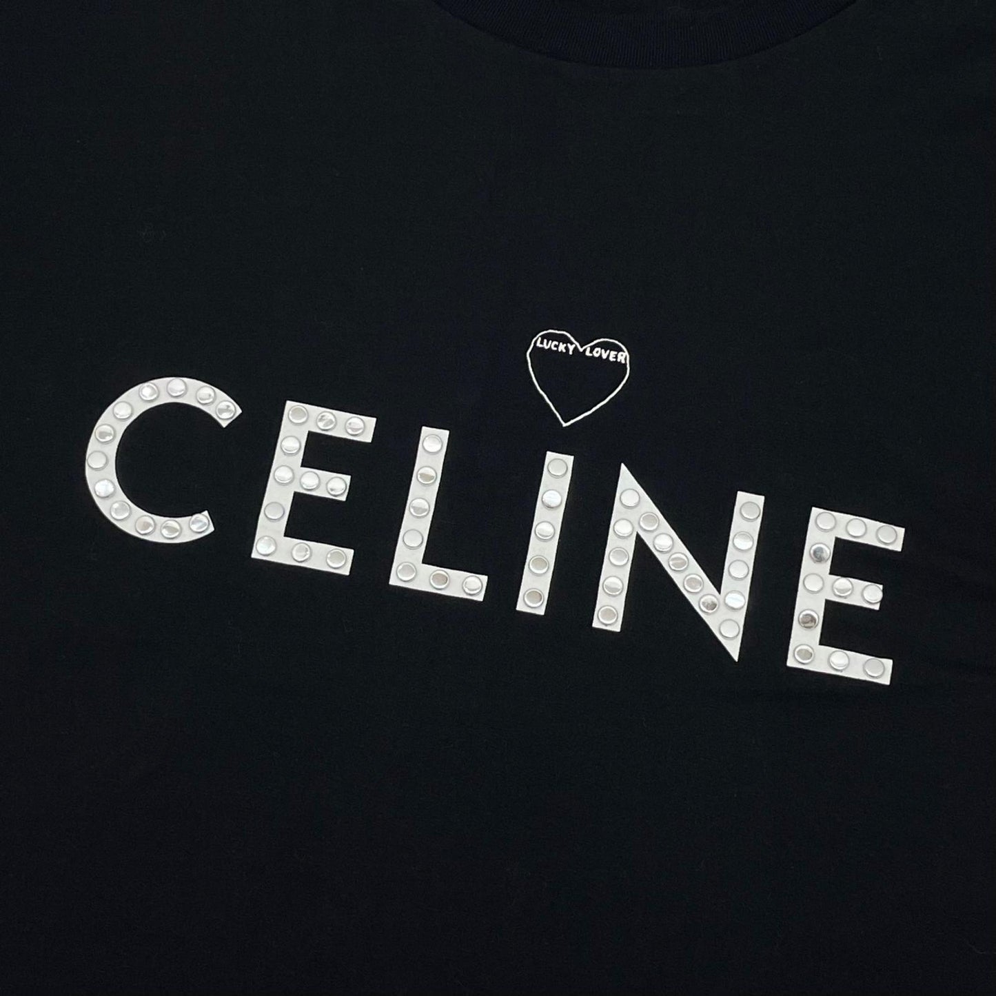 【中古】CELINE | セリーヌ　22SS T-Shirt In Cotton Jersey With Artist Print 半袖Ｔシャツ 2X67A671Q ブラック サイズ：L【尾張小牧店】