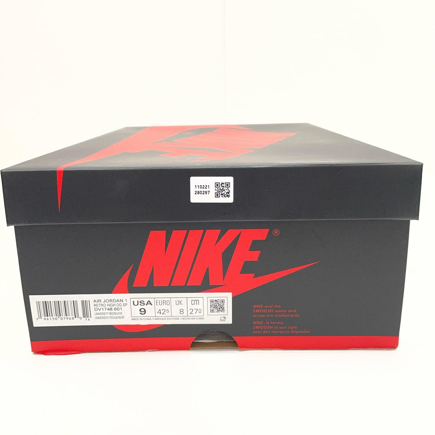 NIKE | ナイキ Air Jordan 1 Retro High OG SP スニーカー 27.0cm DV1748-601 レッド【尾張小牧店】