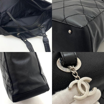 【中古】CHANEL | シャネル パリビアリッツMM トートバッグ ココチャーム A34209 ブラック【尾張小牧店】