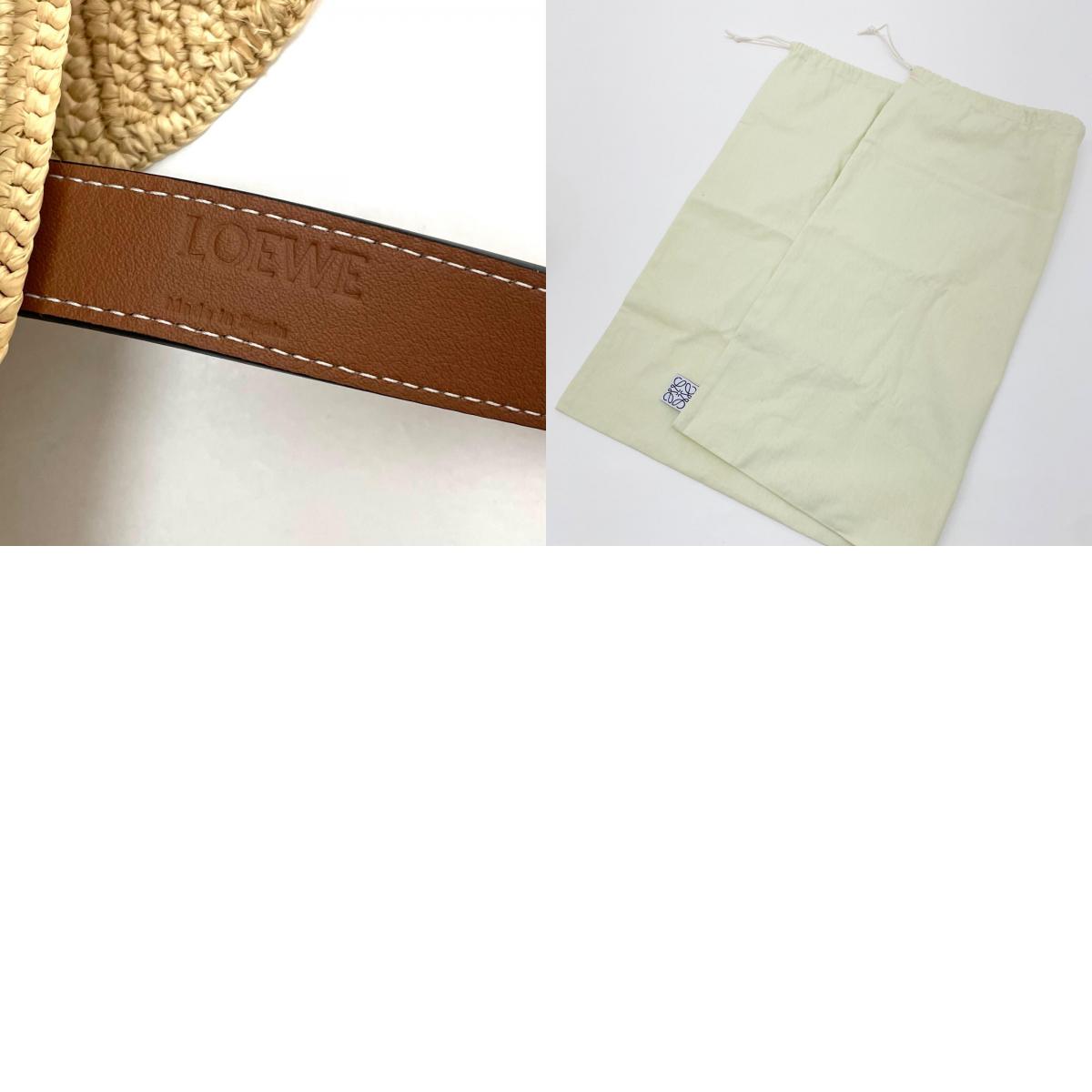 【中古】LOEWE | ロエベ　エレファンバスケット トートバッグ A546T21X01　アイボリー【尾張小牧店】
