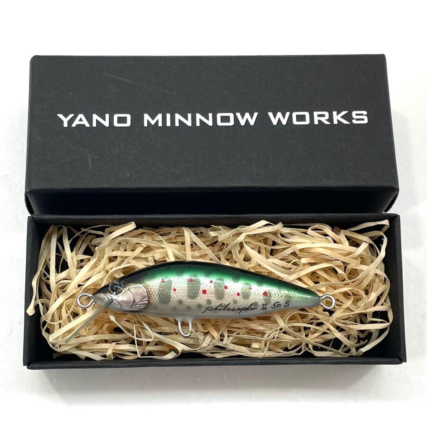【フィッシング/釣り/釣具/ルアー】 YANO MINNOW WORKS | ヤノミノーワークス　フィロソファー II 50S　ダークグリーンドック　アマゴ【尾張小牧店】