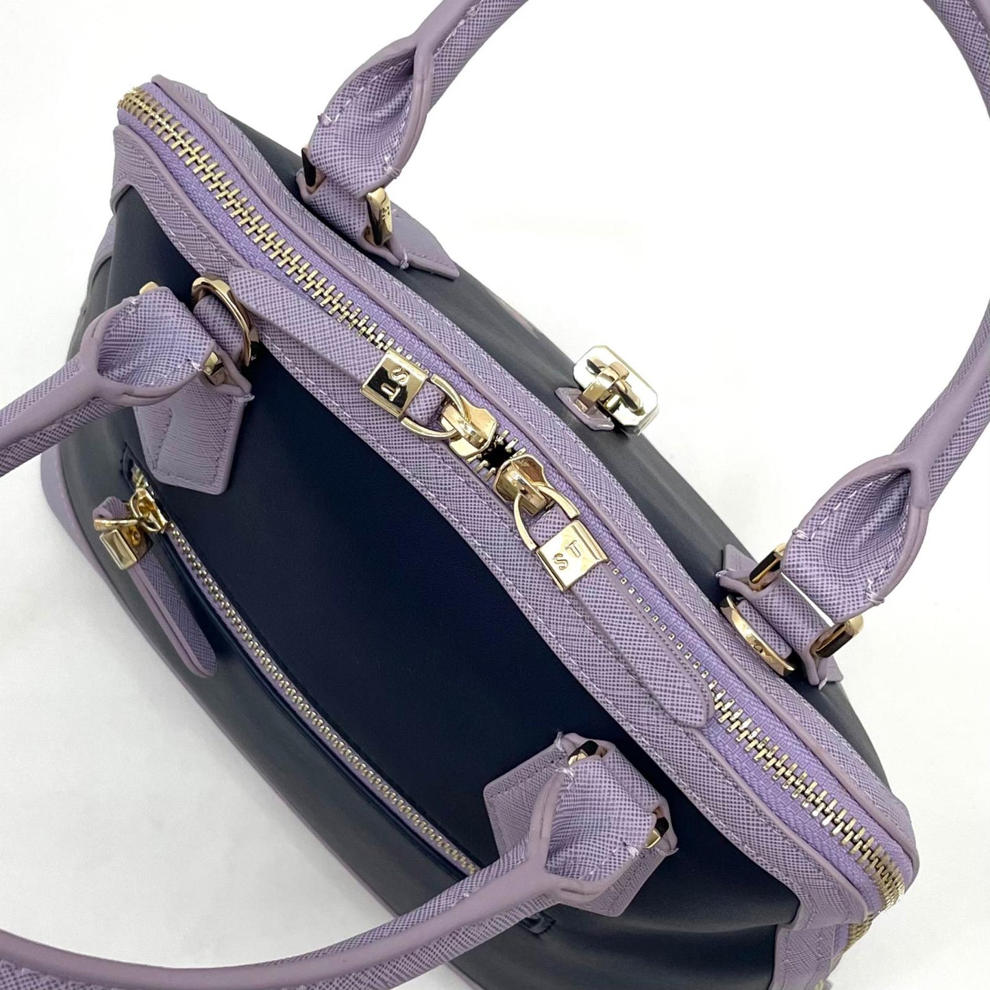 【中古】Samantha Thavasa | サマンサタバサ １００周年ディズニー　2wayバッグ　ハンドバッグ　ショルダーバッグ パープル×ネイビー【尾張小牧店】