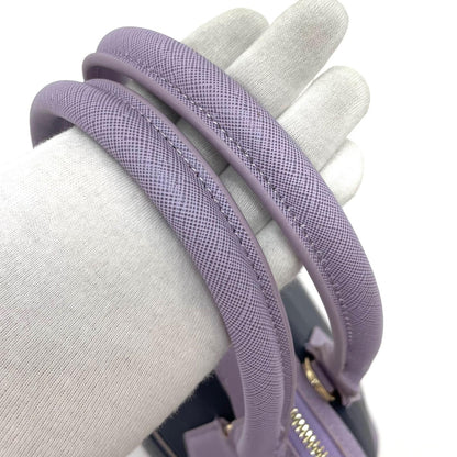 【中古】Samantha Thavasa | サマンサタバサ １００周年ディズニー　2wayバッグ　ハンドバッグ　ショルダーバッグ パープル×ネイビー【尾張小牧店】