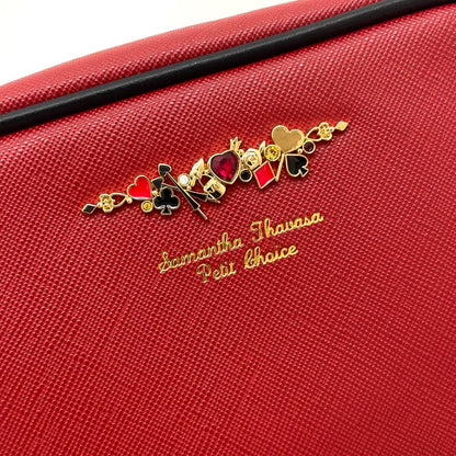 【中古】Samantha Thavasa Petit Choice｜サマンサタバサ プチチョイス ふしぎの国のアリス　70周年記念　ハートの女王　ショルダーバッグ レッド【尾張小牧店】