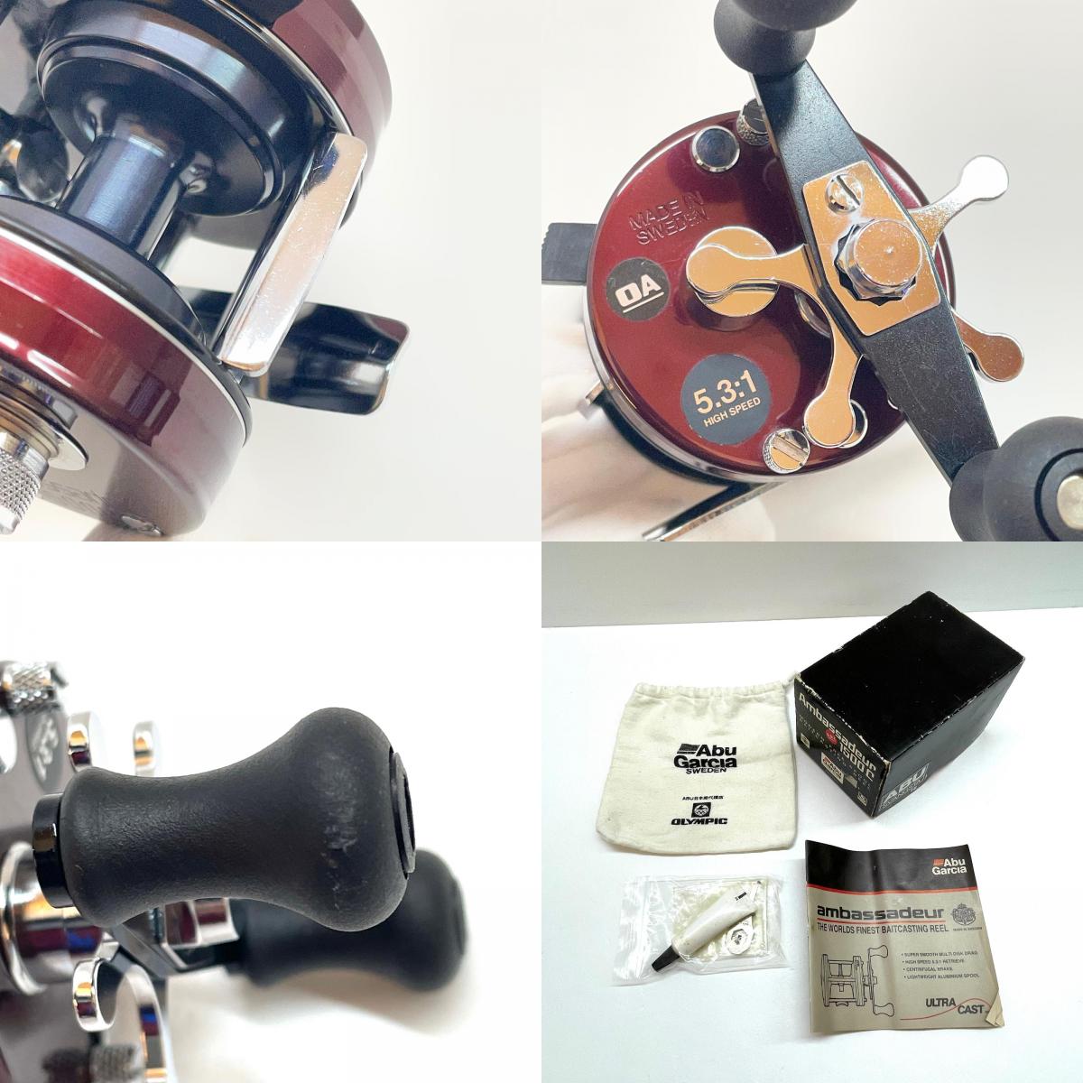 【フィッシング/釣り/釣具/リール】AbuGarcia | アブガルシア アンバサダー 1500Cバーガンディ No,000002【尾張小牧店】