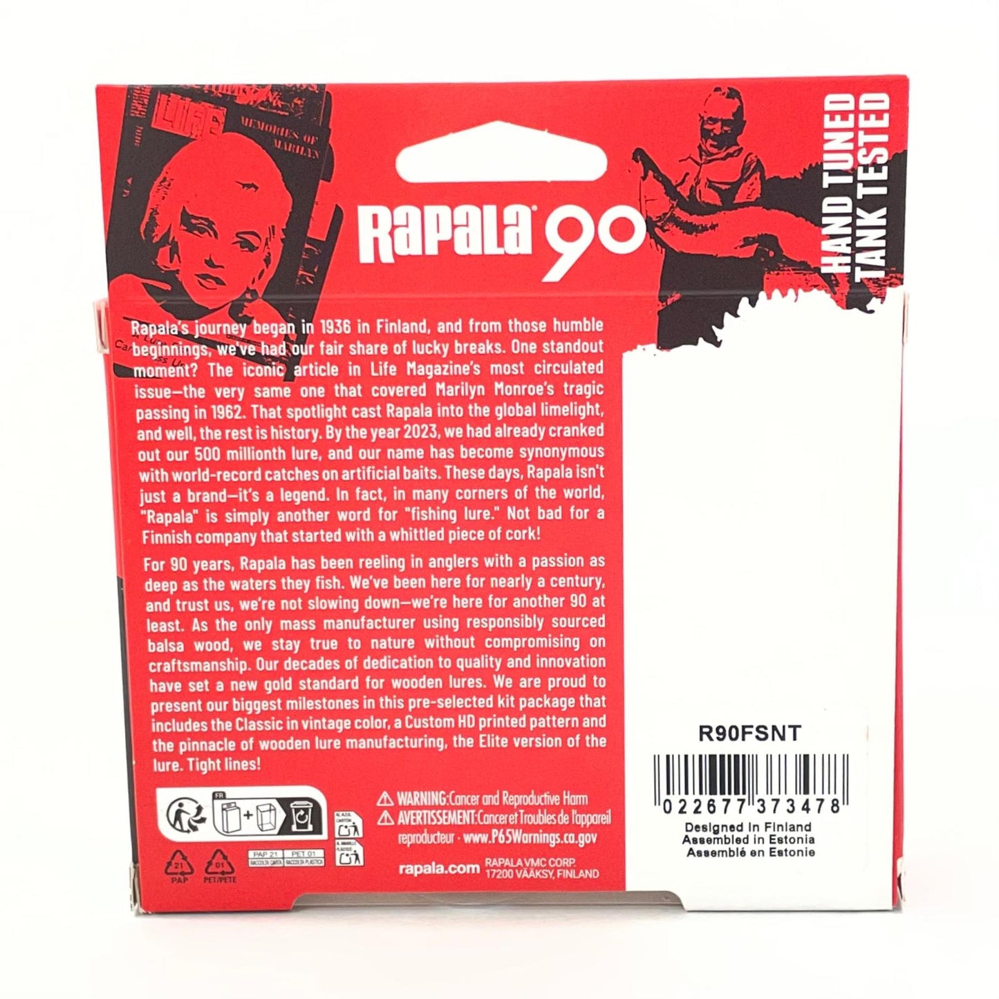 【フィッシング/釣り/釣具/ルアー】 RAPALA | ラパラ 90周年記念ルアーキット R90FSNT　Floater Small Naturistic The Icon For Trout and Perch 【尾張小牧店】