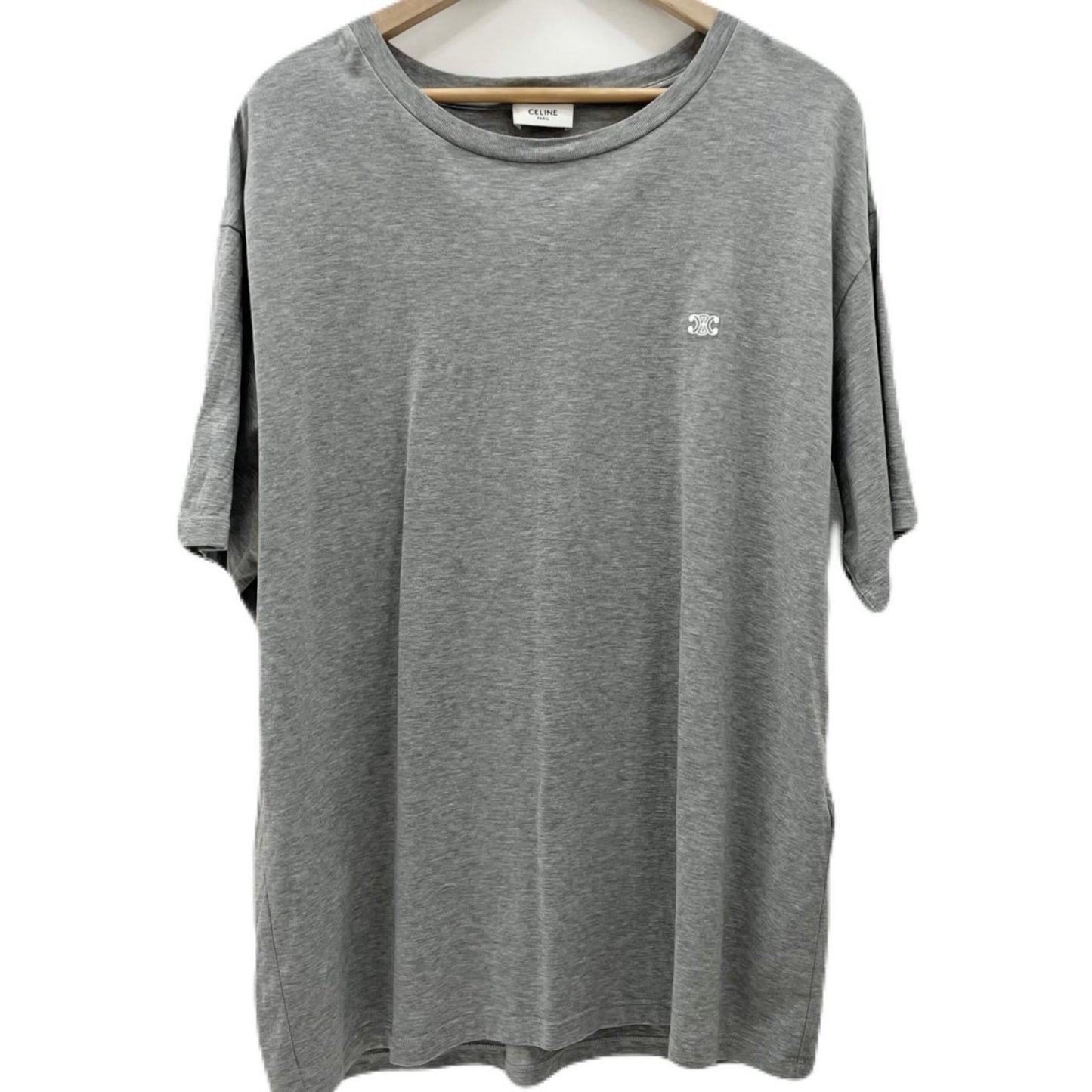【中古】CELINE | セリーヌ 半袖Ｔシャツ 2X04I671Q グレー サイズ：M【尾張小牧店】