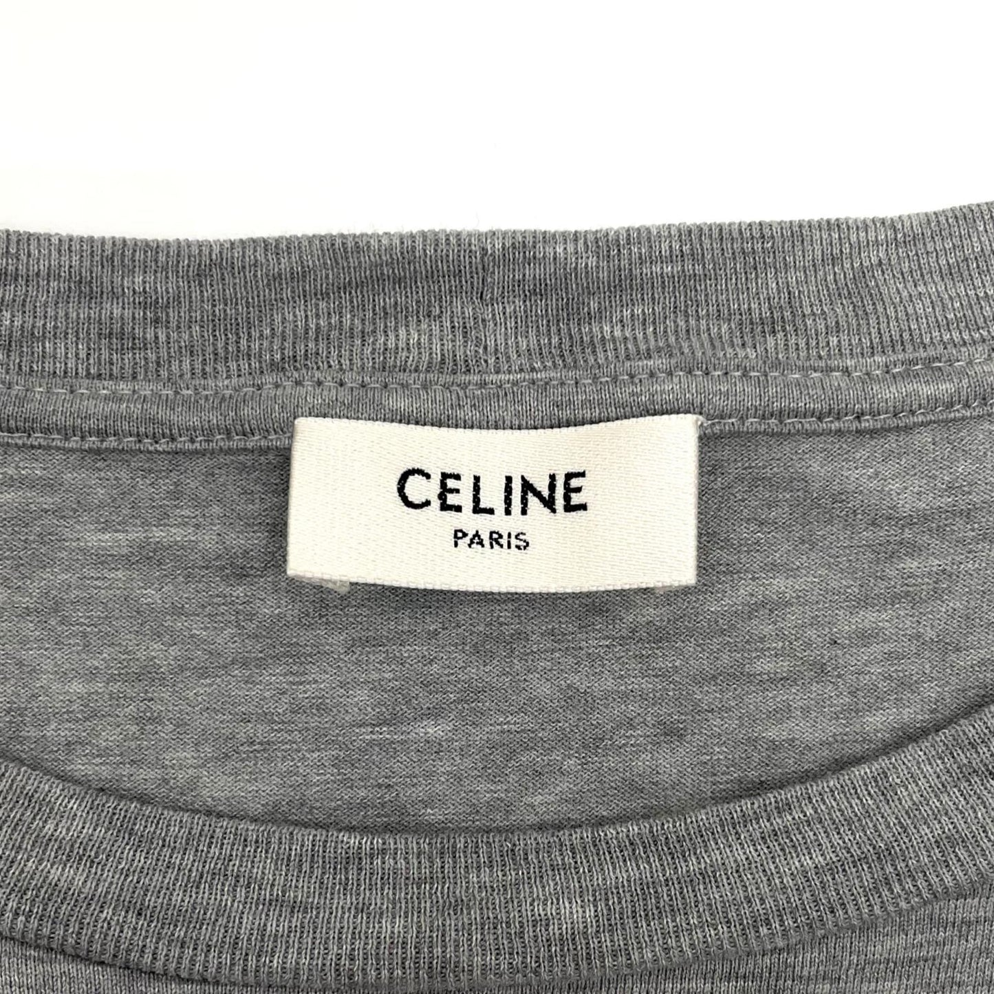【中古】CELINE | セリーヌ 半袖Ｔシャツ 2X04I671Q グレー サイズ：M【尾張小牧店】