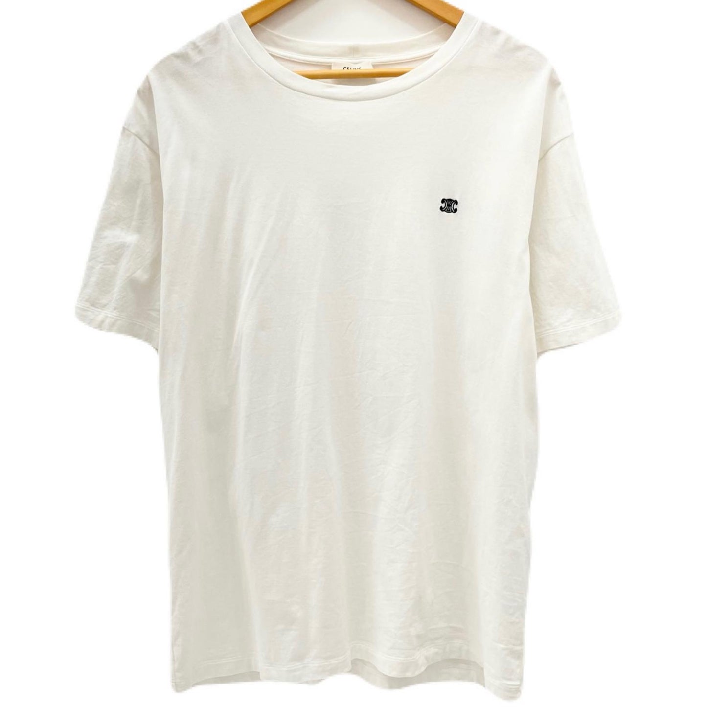 【中古】CELINE | セリーヌ 半袖Ｔシャツ 2X04I671Q ホワイト サイズ：S【尾張小牧店】