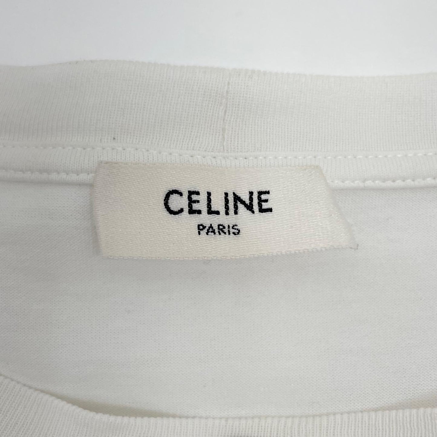 【中古】CELINE | セリーヌ 半袖Ｔシャツ 2X04I671Q ホワイト サイズ：S【尾張小牧店】